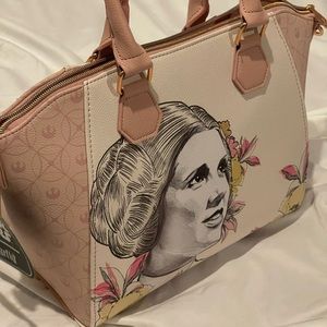 NWT LOUNGEFLY STAR WARS PRINCESS LEIA FLORAL
SATCHEL BAG